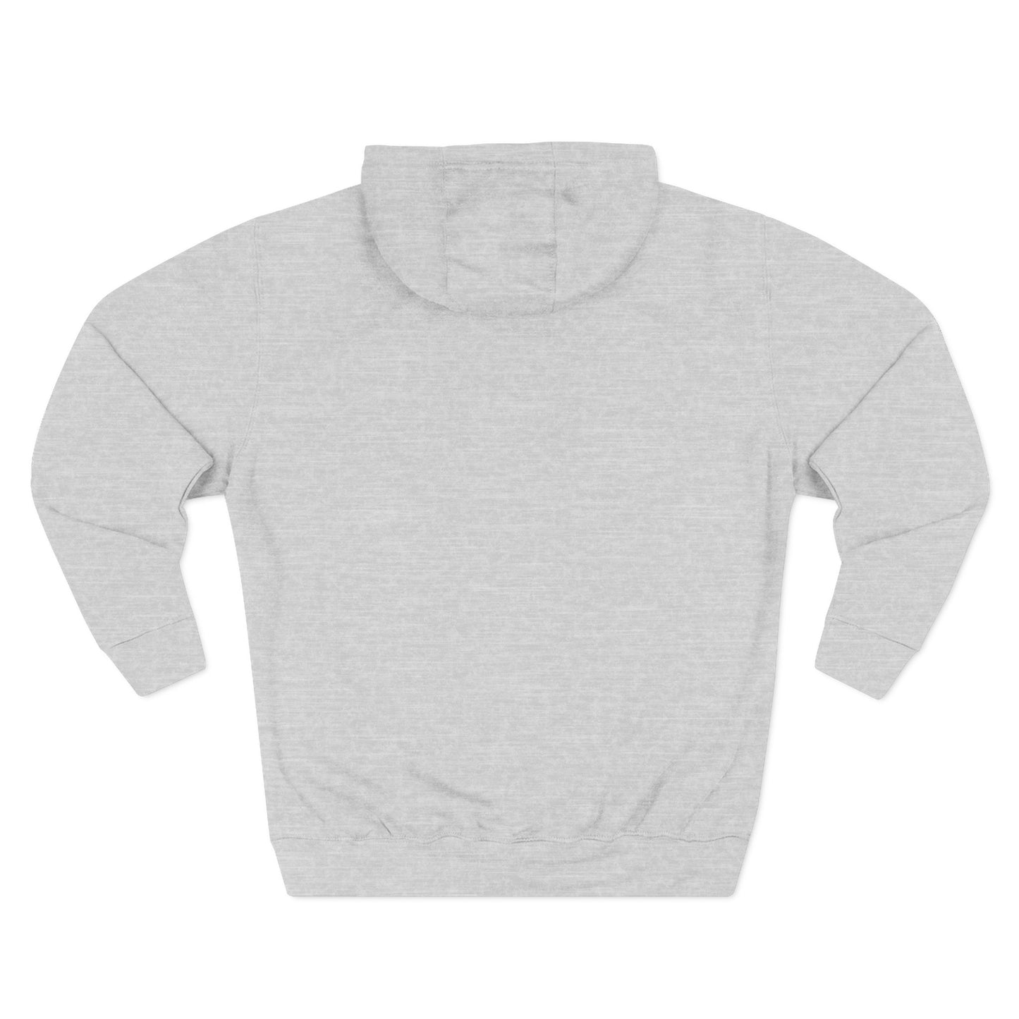 Two Dogs Lifting Weights- Three-Panel Fleece Hoodie