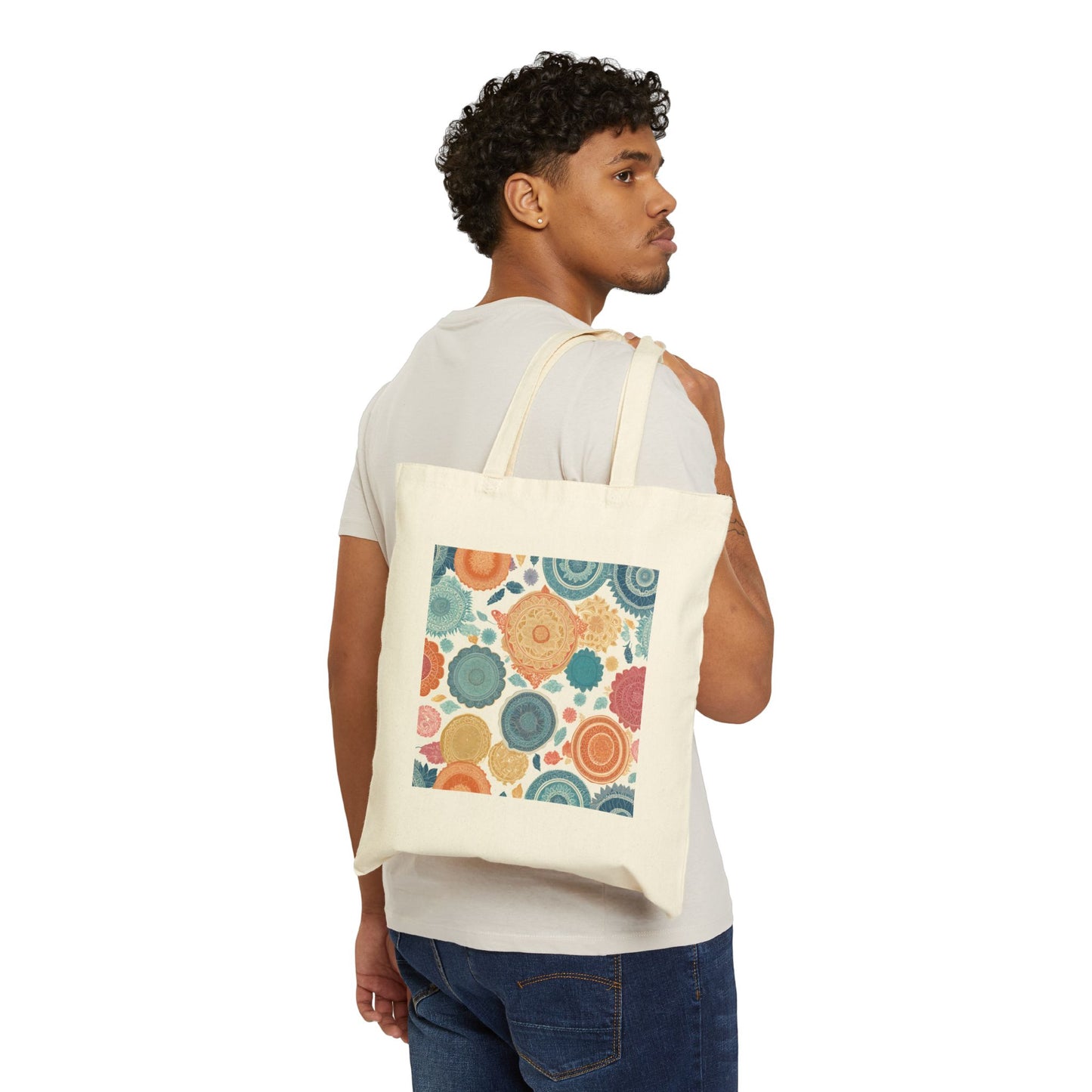 Namaste Cotton Canvas Tote Bag