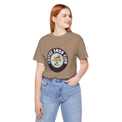 Coffee Snob Tee - Unisex Jersey Short Sleeve