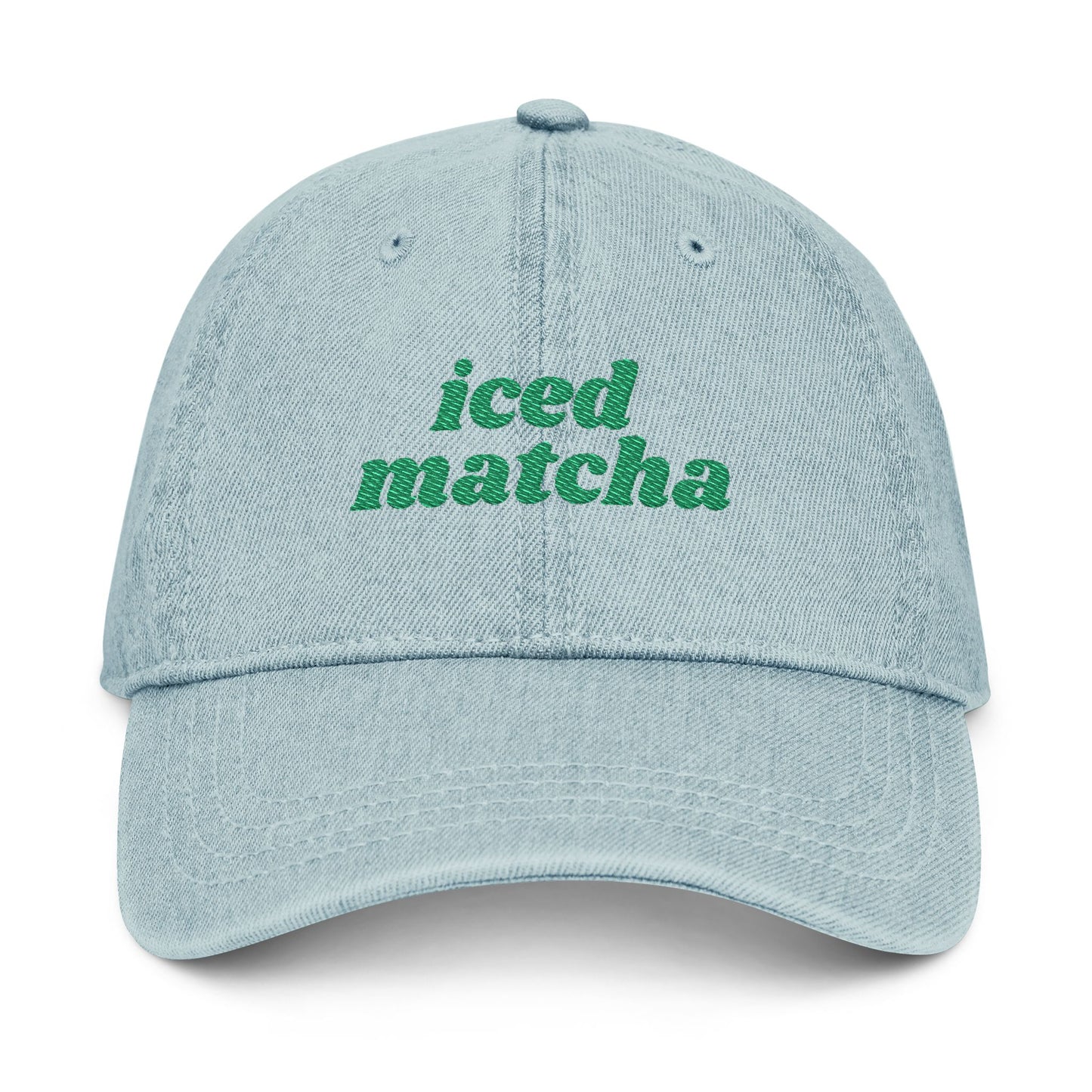 Iced Matcha Denim Hat