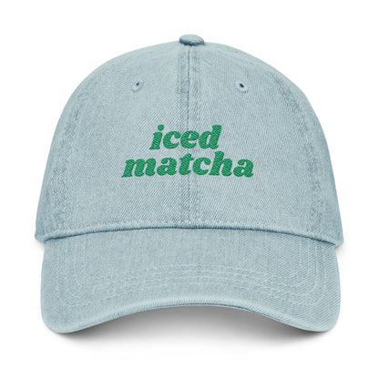 Iced Matcha Denim Hat