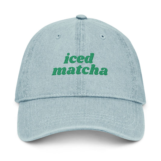Iced Matcha Denim Hat